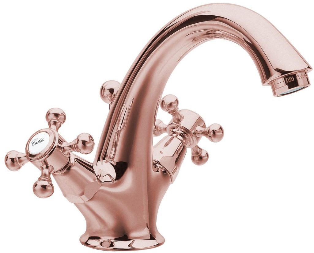 Sapho Antea rubinetto per lavabo verticale oro 3277