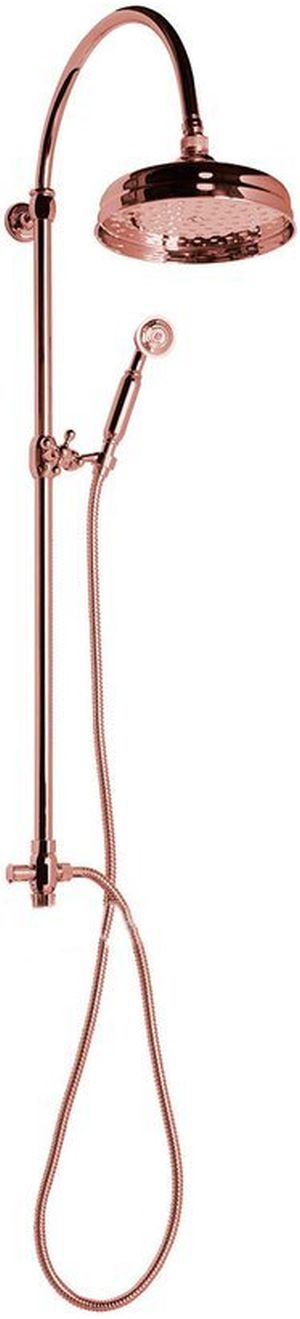Sapho Antea set doccia a parete con soffione oro SET037