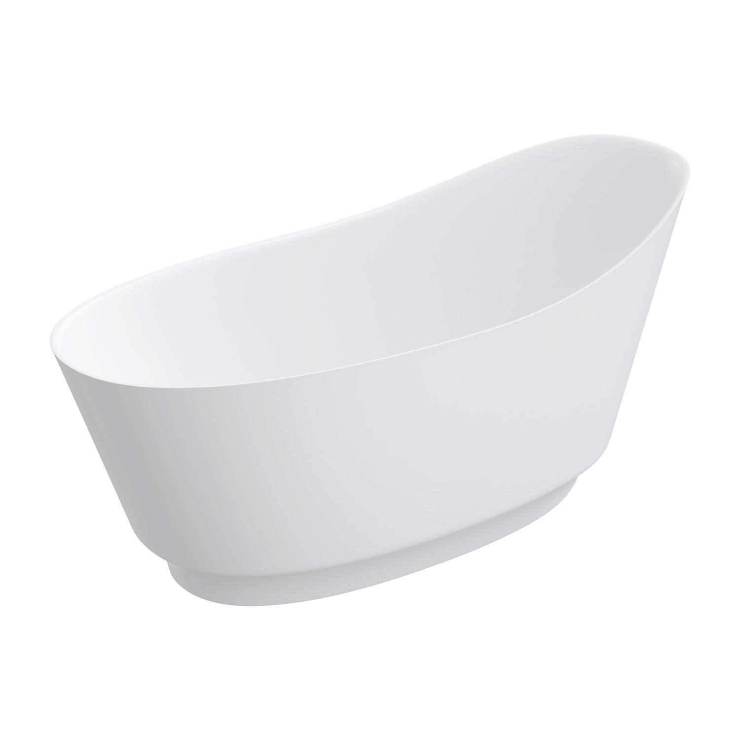 Omnires Neo M+ vasca da bagno freestanding 158x72 cm ovale bianco NEO158SWWBM