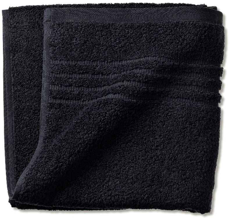 Kela Leonora asciugamani 100x50 cm cotone nero 23426