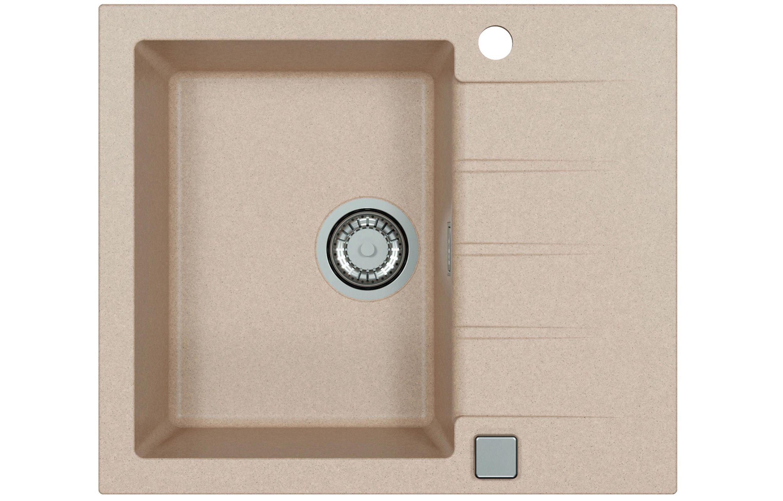 Alveus Cadit lavello in granito 59x50 cm beige 1132018