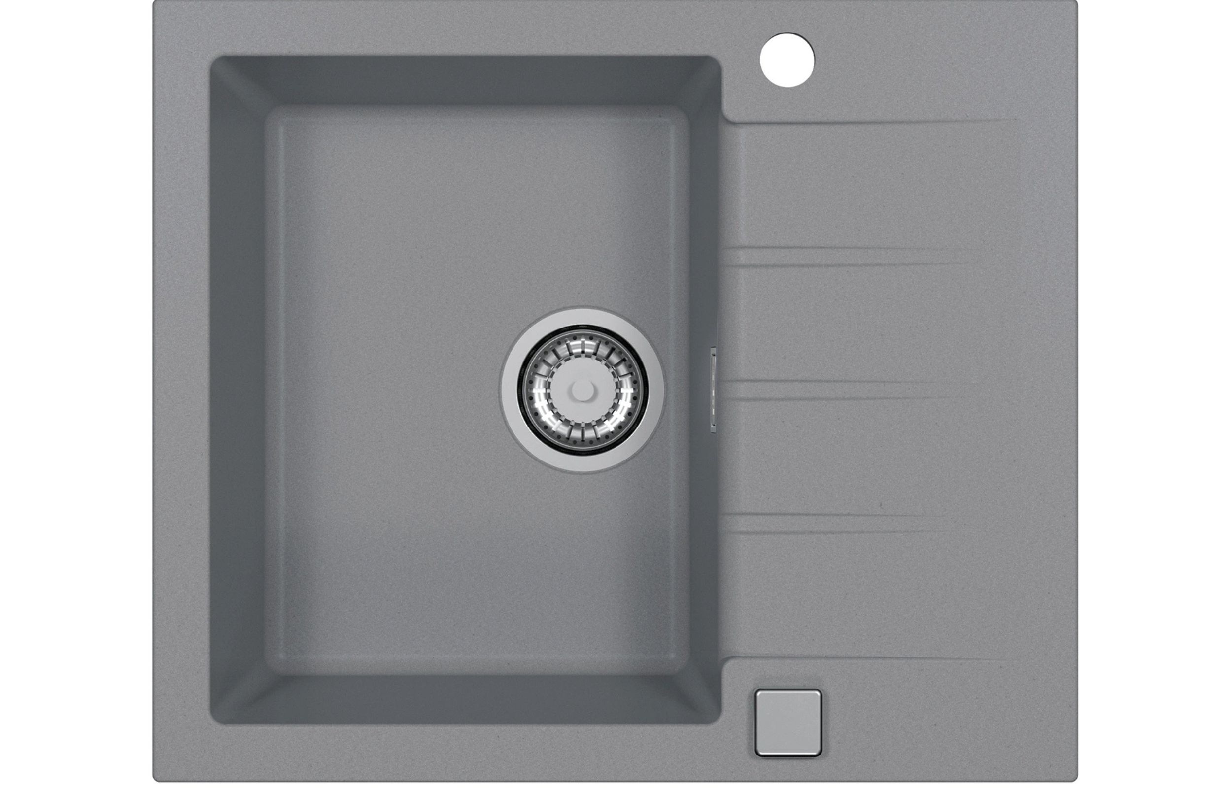 Alveus Cadit lavello in granito 59x50 cm grigio/grafite/inox 1132020