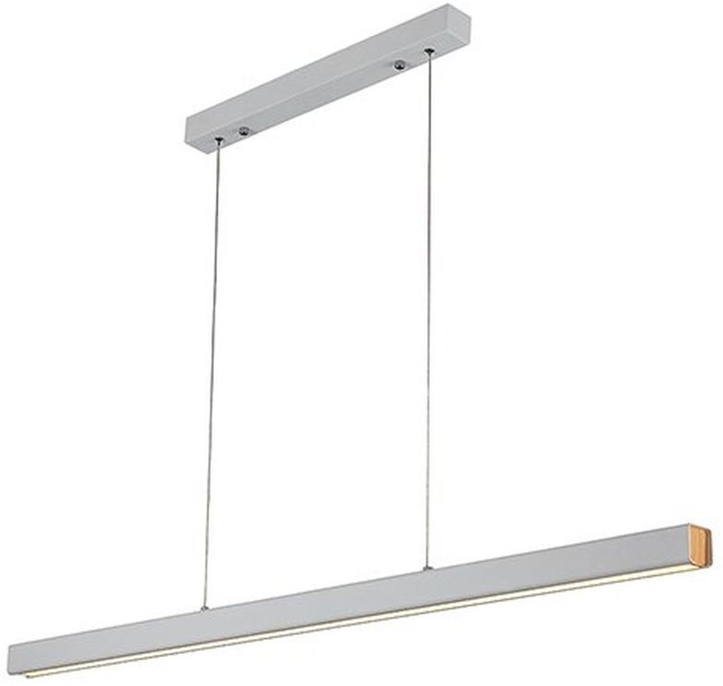 Altavola Design Linear lampada sospesa 1x44 W bianco-legno LA089/PR_120_4k_white