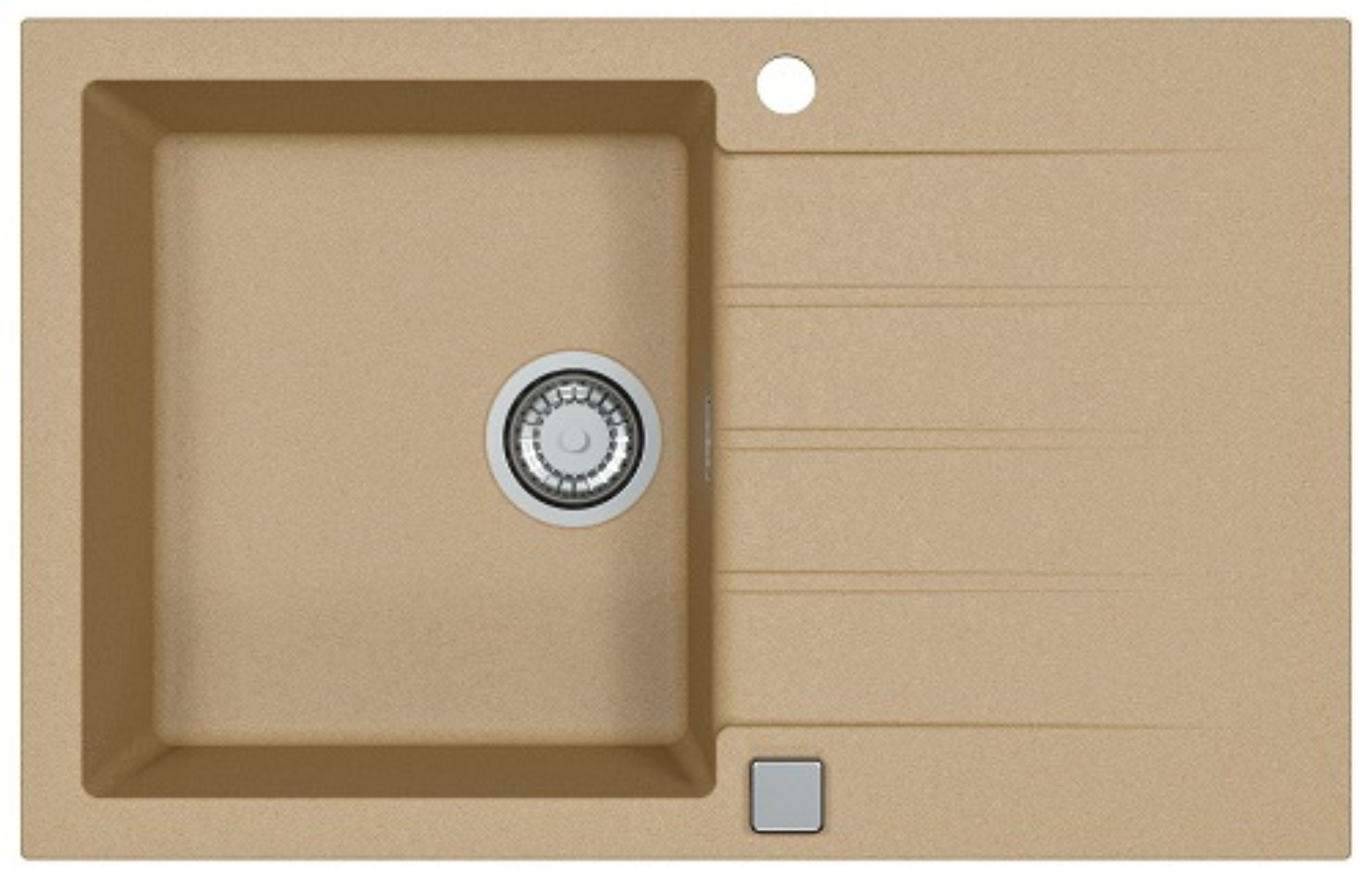 Alveus Cadit lavello in granito 79x50 cm beige 1132024