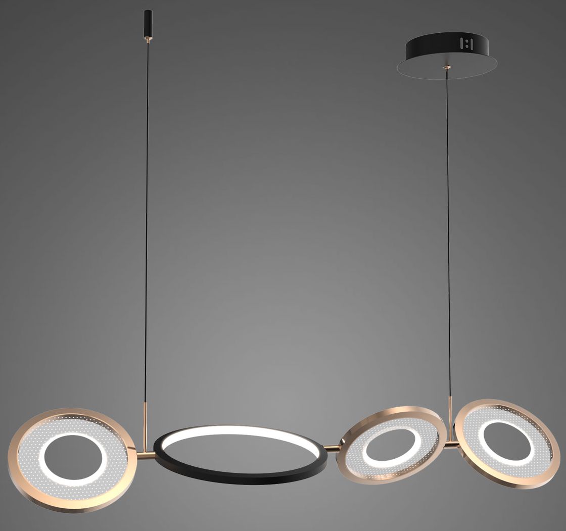 Altavola Design Seppia lampada sospesa 4x35 W nero-oro LA115/P_98_3k_black_gold