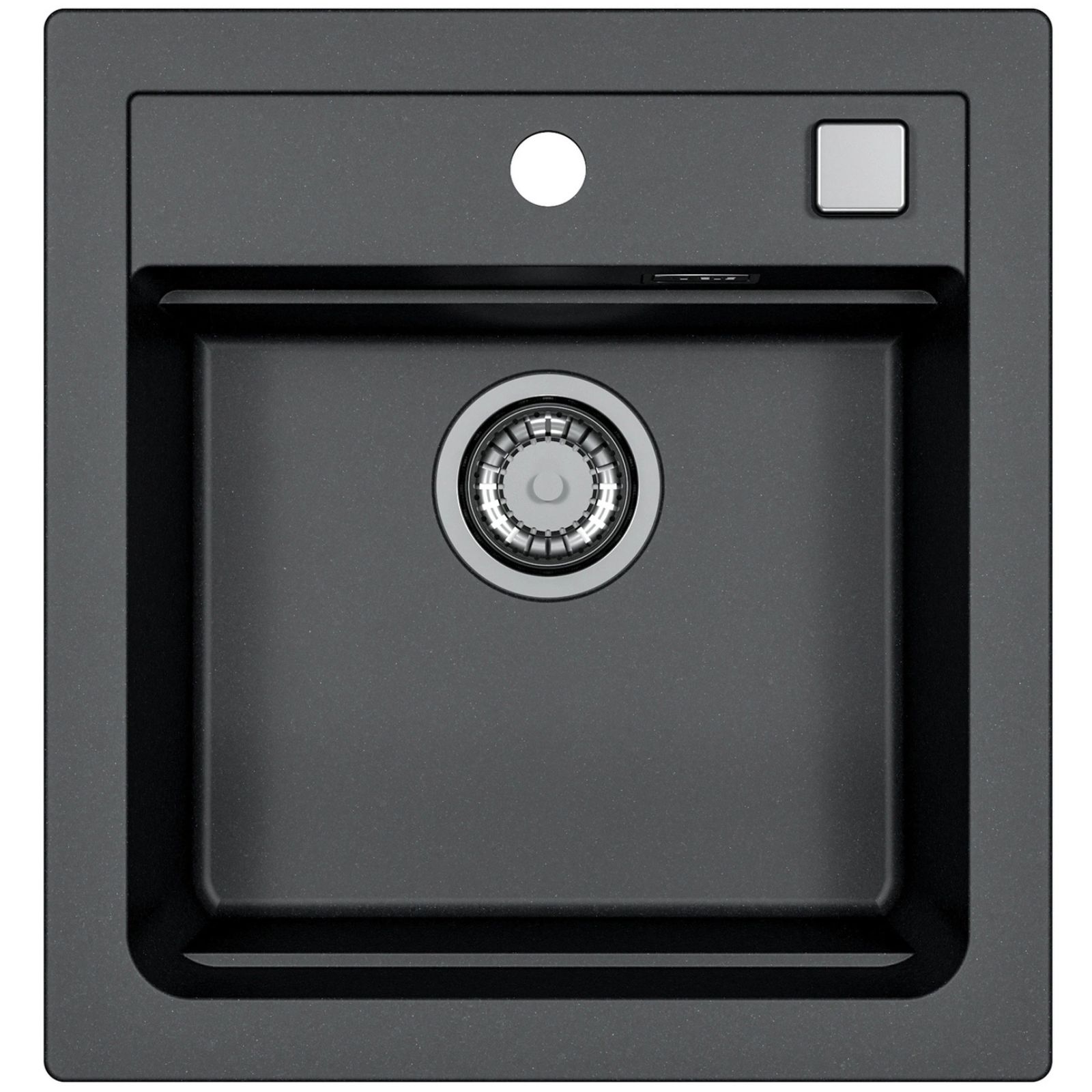 Alveus Atrox lavello in granito 50x47 cm nero 1131990