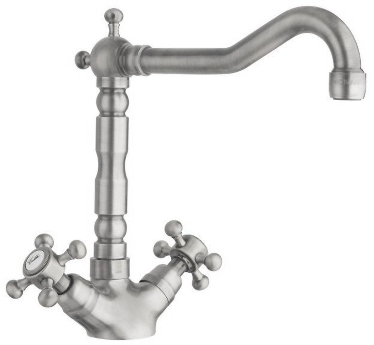 Sapho Antea rubinetto da cucina verticale nichel 3128