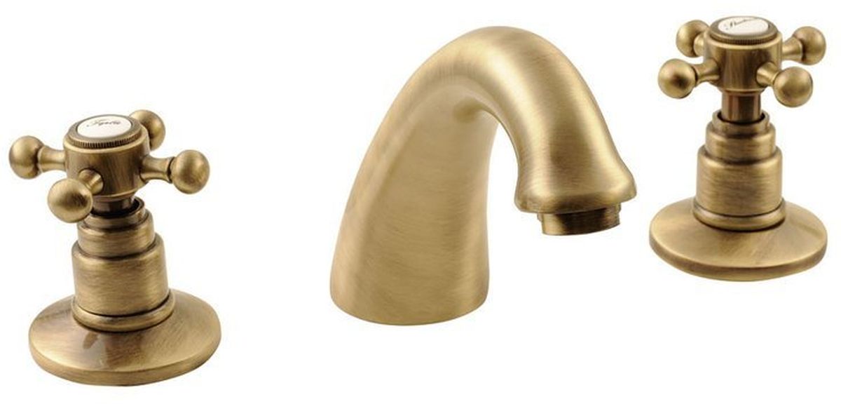 Sapho Antea rubinetto per lavabo verticale ottone/bronzo antico 3026