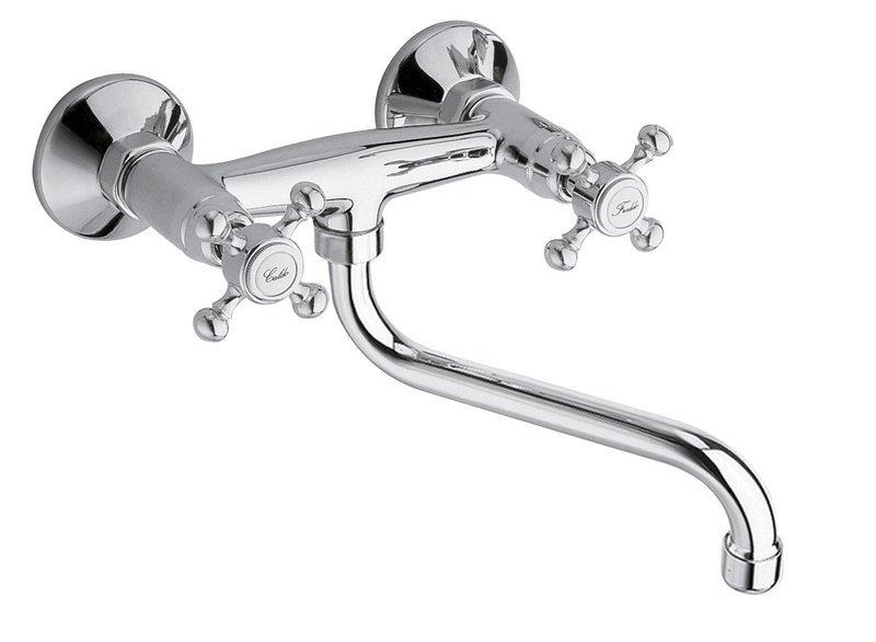 Sapho Antea rubinetto per lavabo a parete cromo 3061