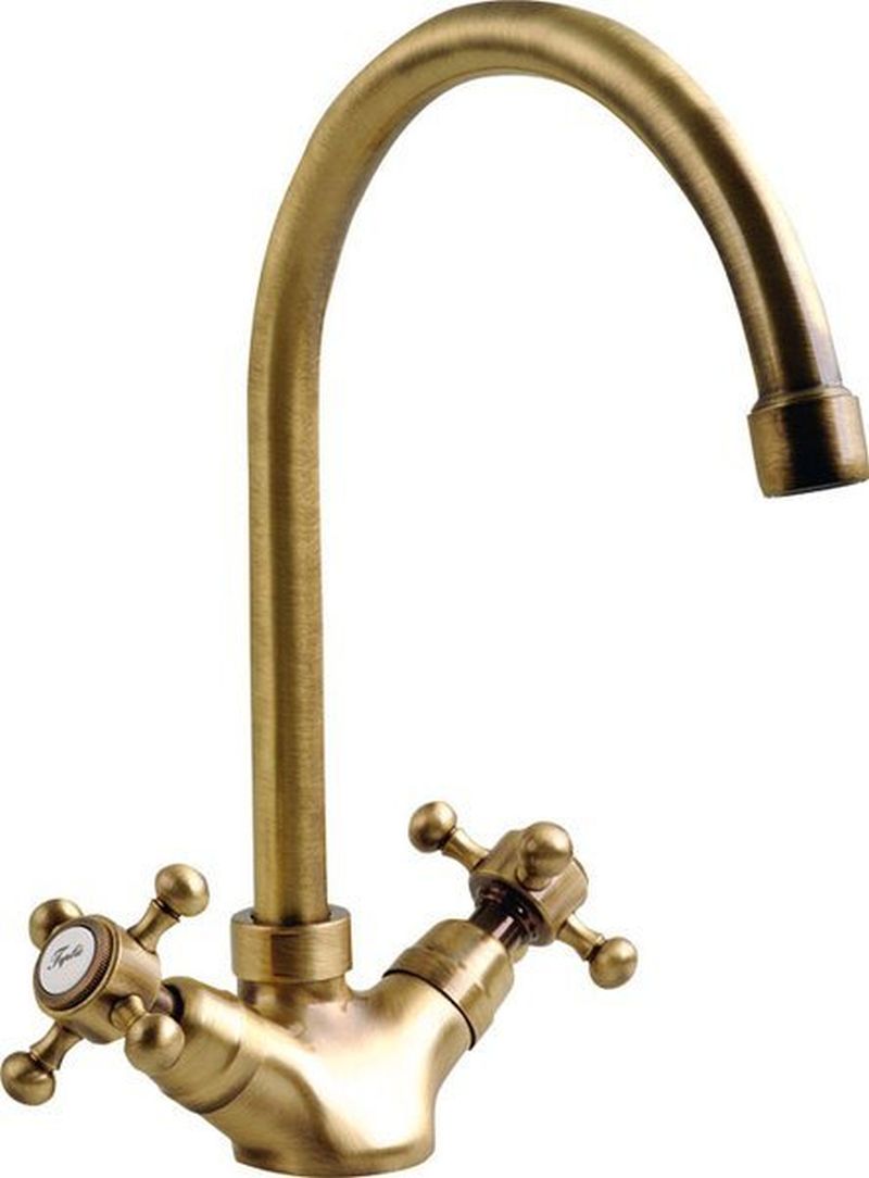 Sapho Antea rubinetto da cucina verticale marrone 3096