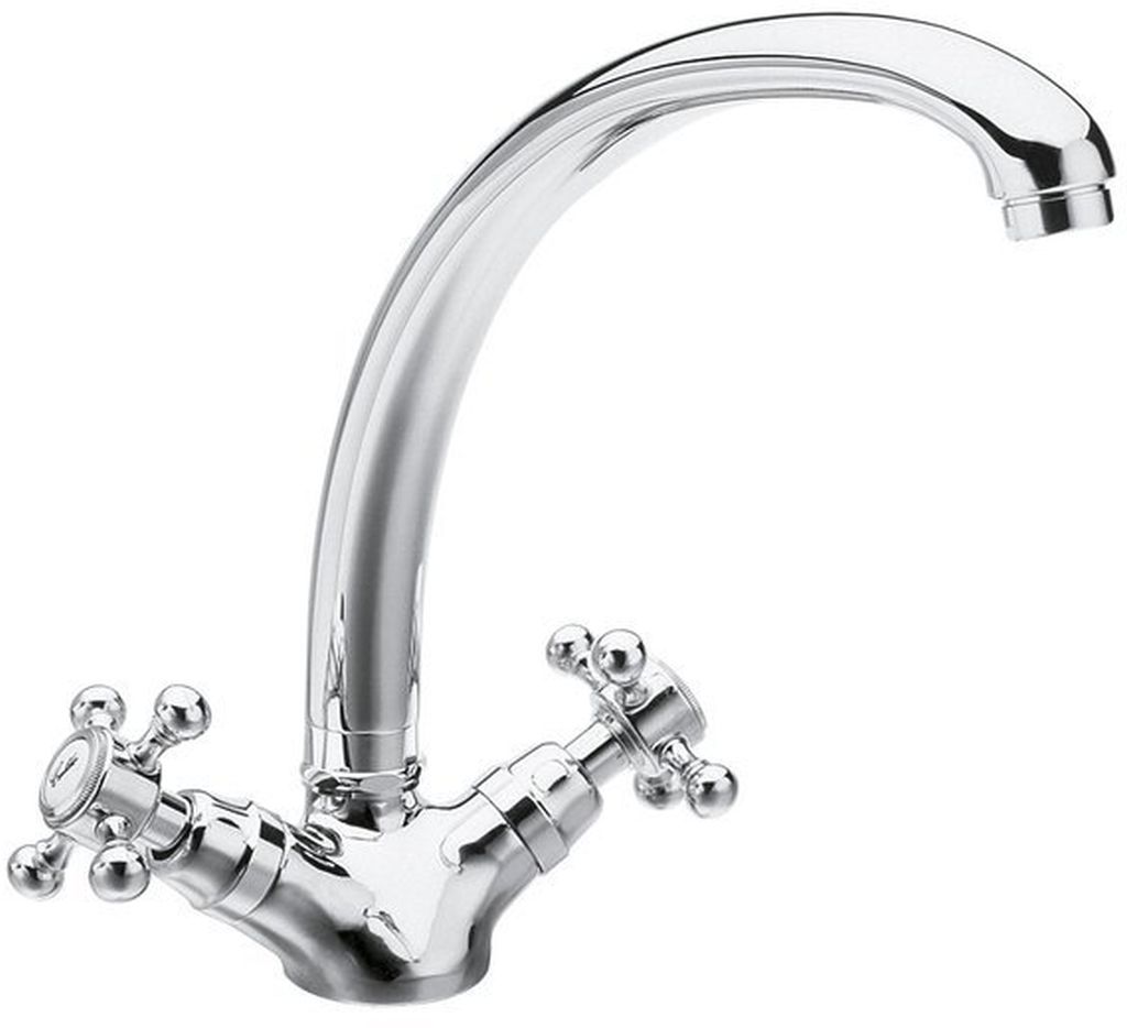 Sapho Antea rubinetto da cucina verticale cromo 3111