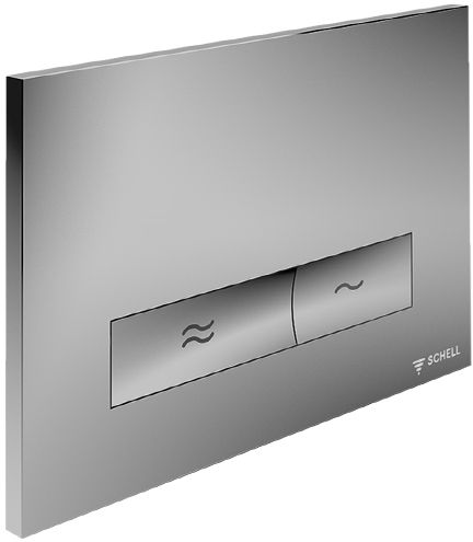 Schell Montus placca di comando per WC cromo lucido 31220699