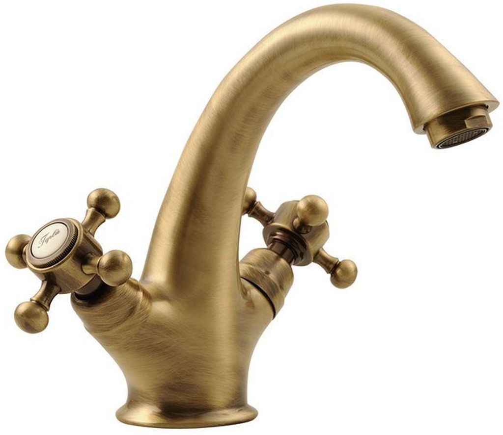 Sapho Antea rubinetto per lavabo verticale ottone/bronzo antico 3276