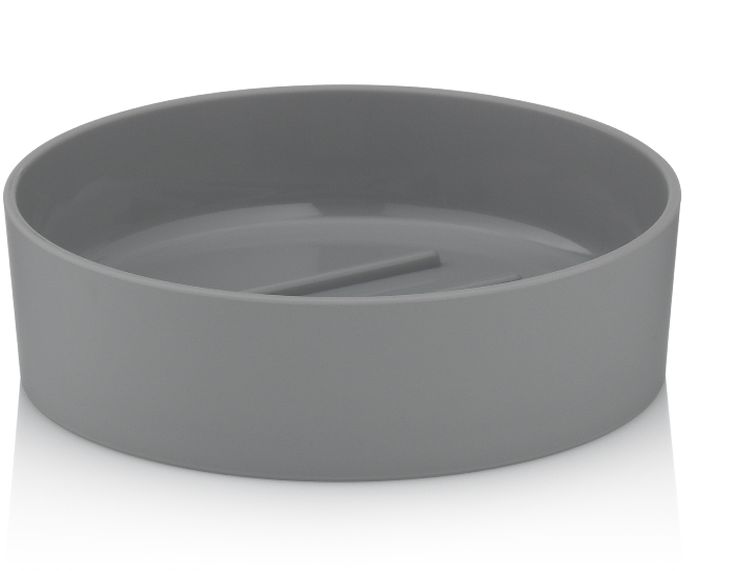 Kela Lis portasapone da appoggio grigio 23660