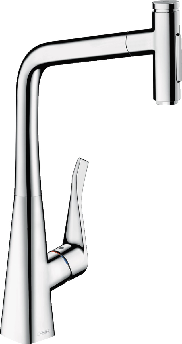 Hansgrohe Metris Select M71 rubinetto da cucina verticale cromo 73816000