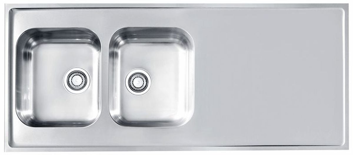 Alveus Classic Pro lavello in acciaio 140x60 cm acciaio 1132129