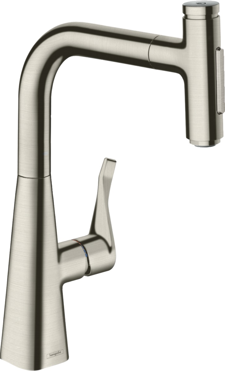 Hansgrohe Metris Select M71 rubinetto da cucina verticale acciaio inossidabile 73817800
