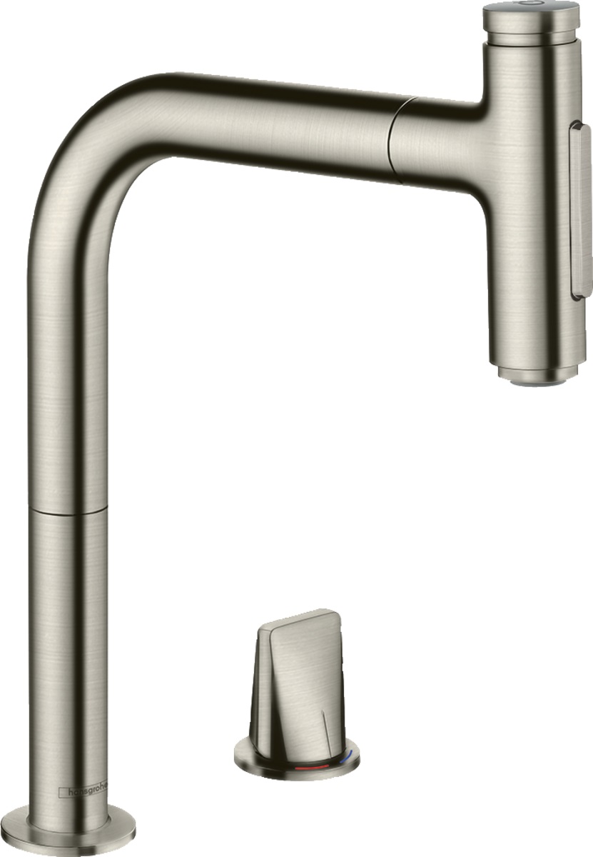 Hansgrohe Metris Select M71 rubinetto da cucina verticale acciaio inossidabile 73818800