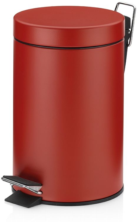 Kela Monaco secchio della spazzatura 3 l rosso 24289