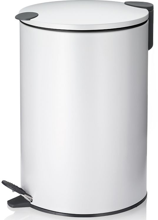 Kela Mats secchio della spazzatura 12 l bianco-nero 10641