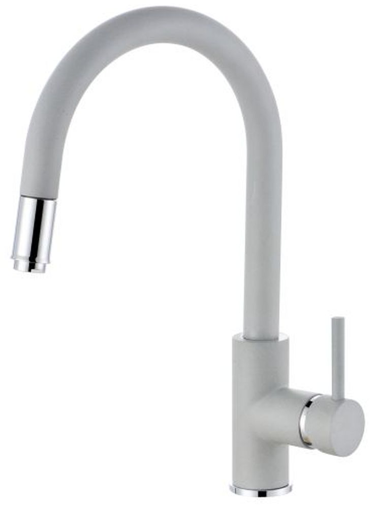 Alveus Delos rubinetto da cucina verticale grafite/grigio 1129019