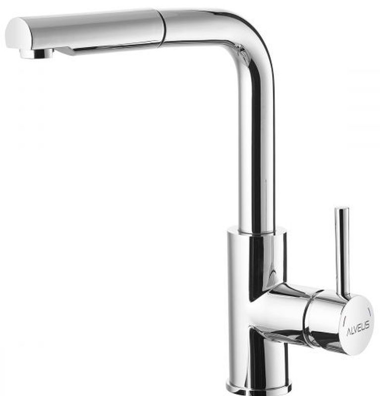 Alveus Siros rubinetto da cucina verticale cromo 1129047