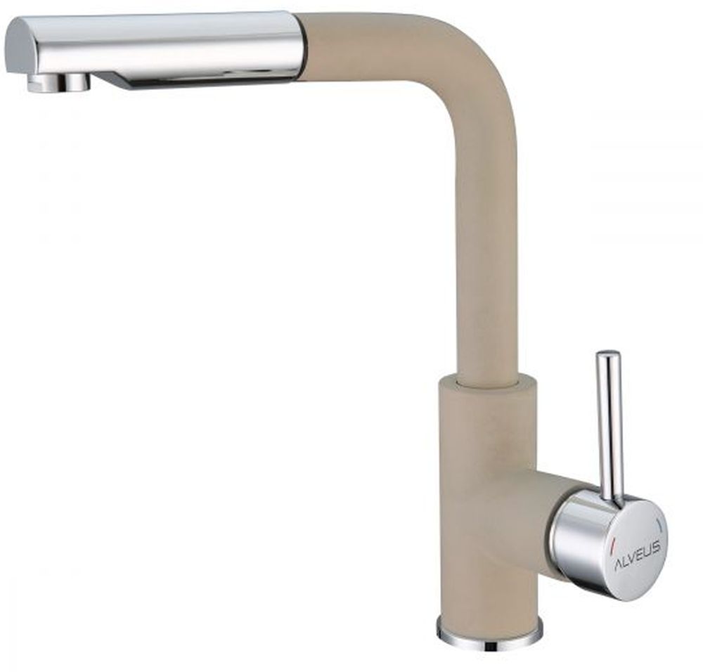 Alveus Siros rubinetto da cucina verticale beige 1129045