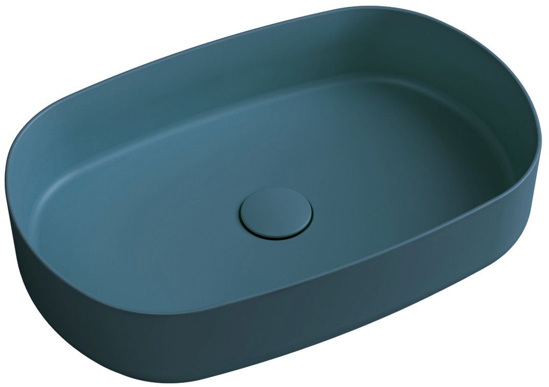Isvea Infinity lavabo 55x36 cm ovale da appoggio 10NF65055-2P