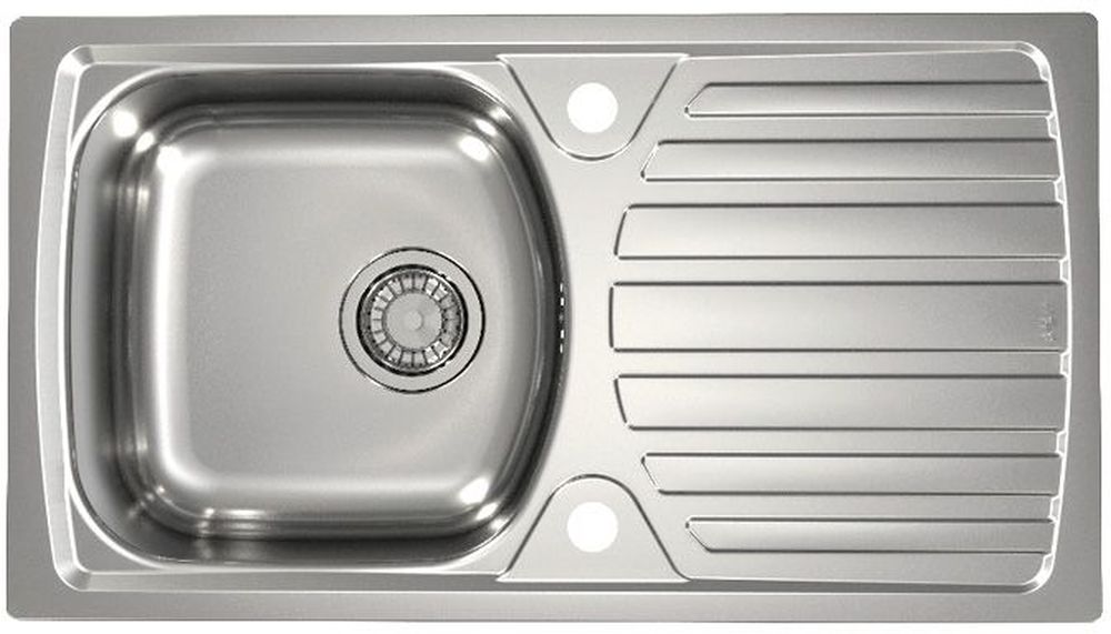Alveus Basic lavello in acciaio 78x43.5 cm acciaio 1136539