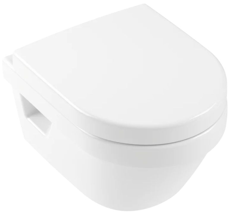 Villeroy & Boch Architectura combi-pack set con copriwater sospeso senza brida bianco 4687HR01