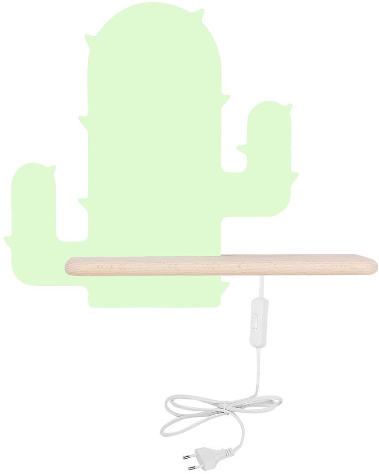 Candellux Cactus lampada da parete 1x4 W verde 21-00996