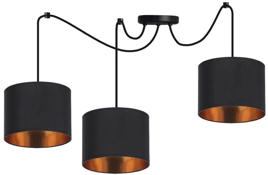 Candellux Candida lampada sospesa 3x40 W nero 33-00859