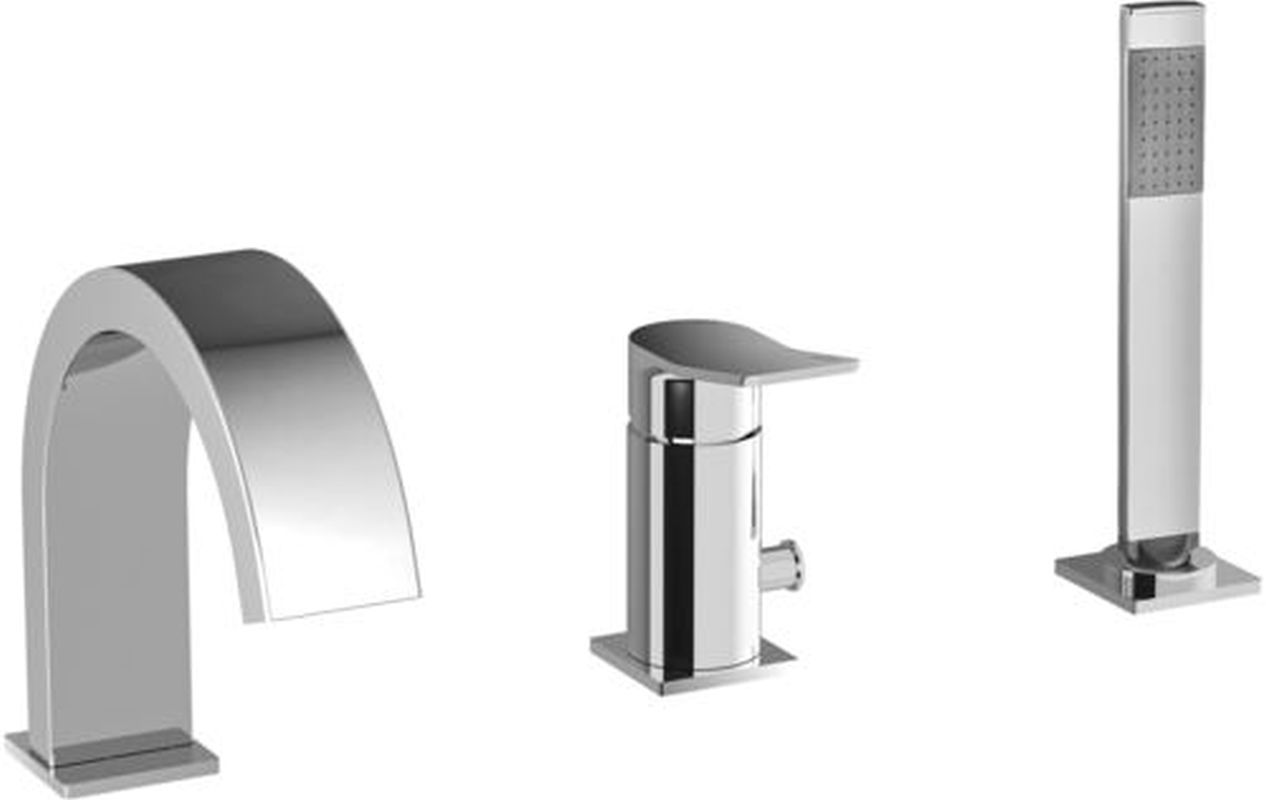 Paffoni Tilt rubinetto per vasca e doccia bordo vasca cromo TI040CR