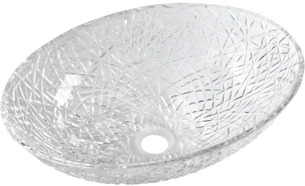 Sapho Beauty lavabo 50x36 cm ovale da appoggio TY305CL