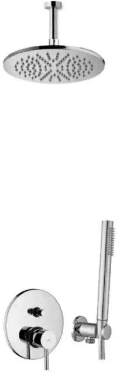 Paffoni Stick set doccia da incasso con soffione cromo SK015ZSU2A