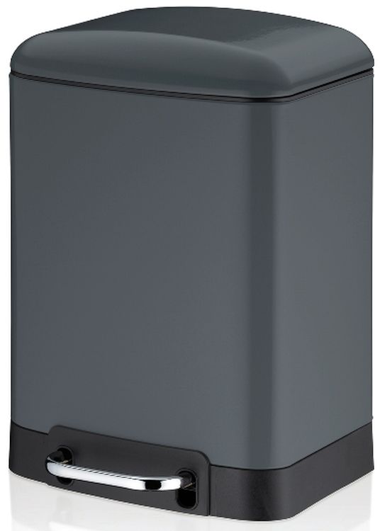 Kela Davino secchio della spazzatura 6 l grigio 22992