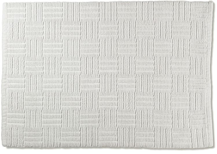Kela Leana tappetino da bagno 80x50 cm rettangolare bianco 23526