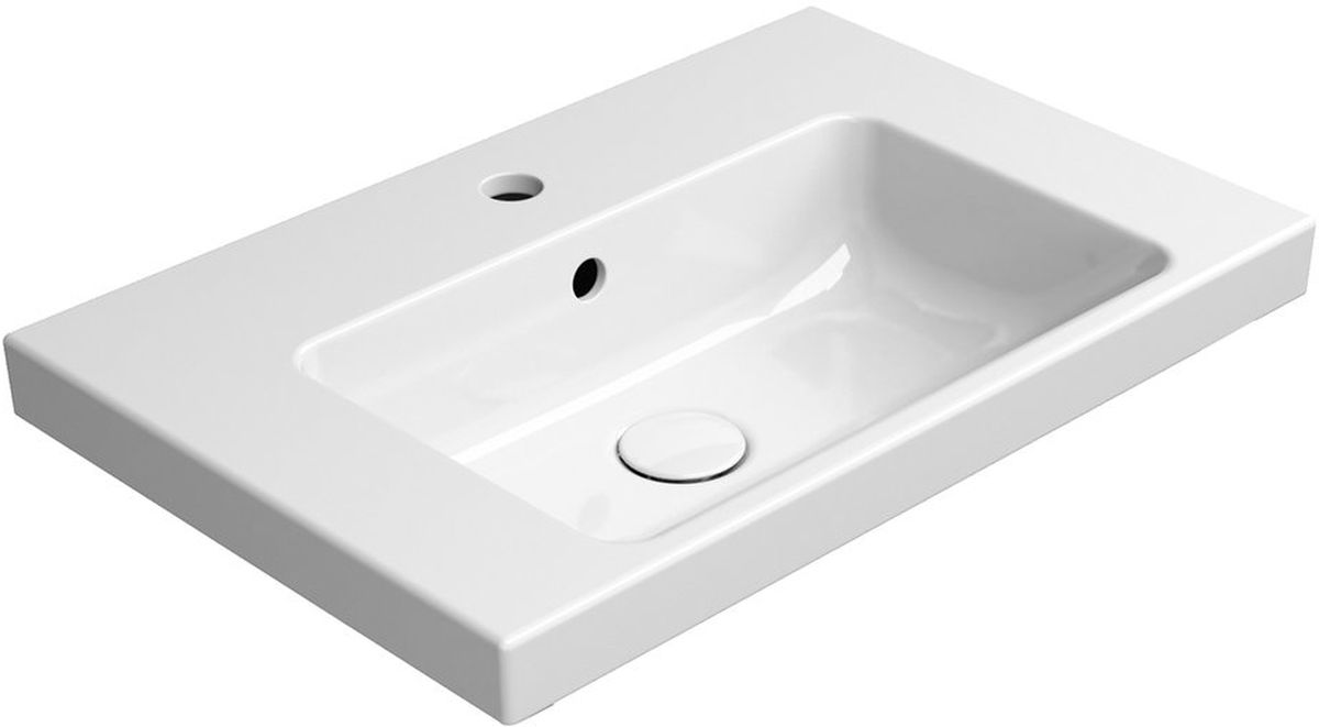GSI Norm lavabo 60x40 cm rettangolare a parete bianco 8636111
