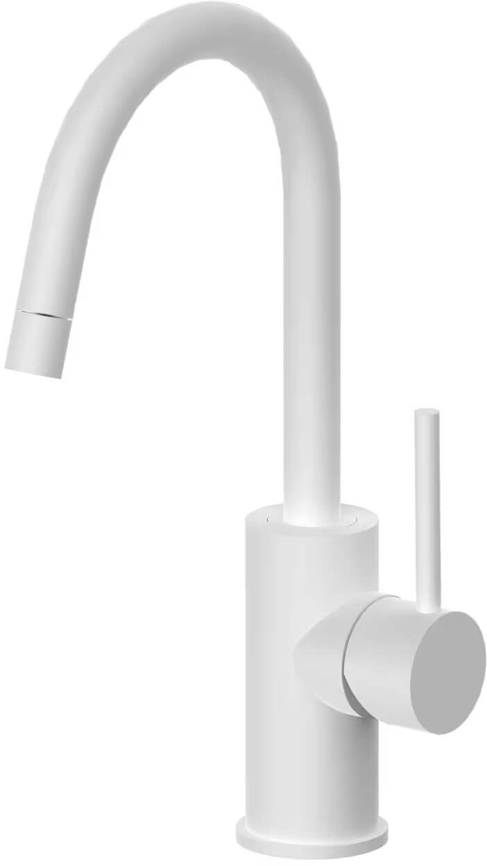 Paffoni Light rubinetto per lavabo verticale bianco LIG078BO