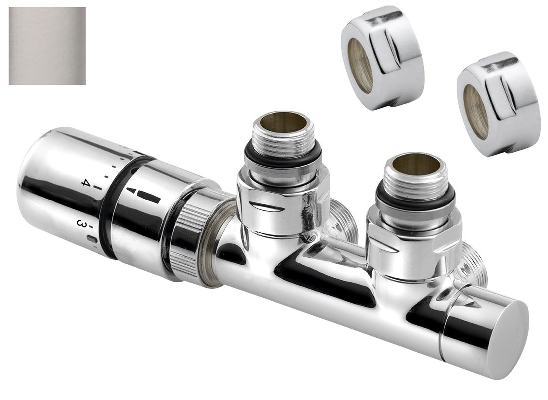 Sapho Twin set termostatico cromo CP3525S