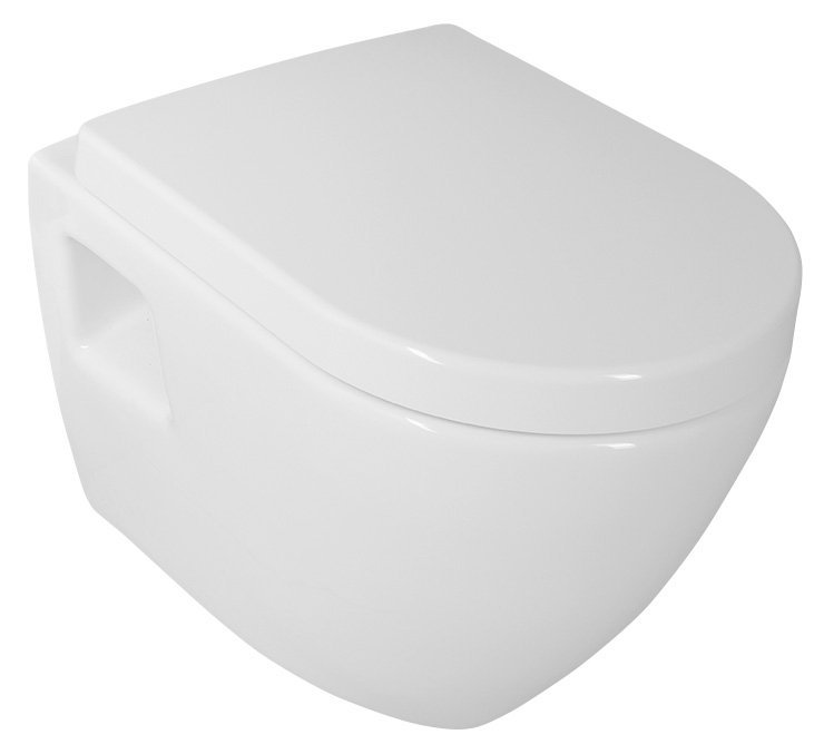 Aqualine Nera vaso wc sospeso bianco NS952