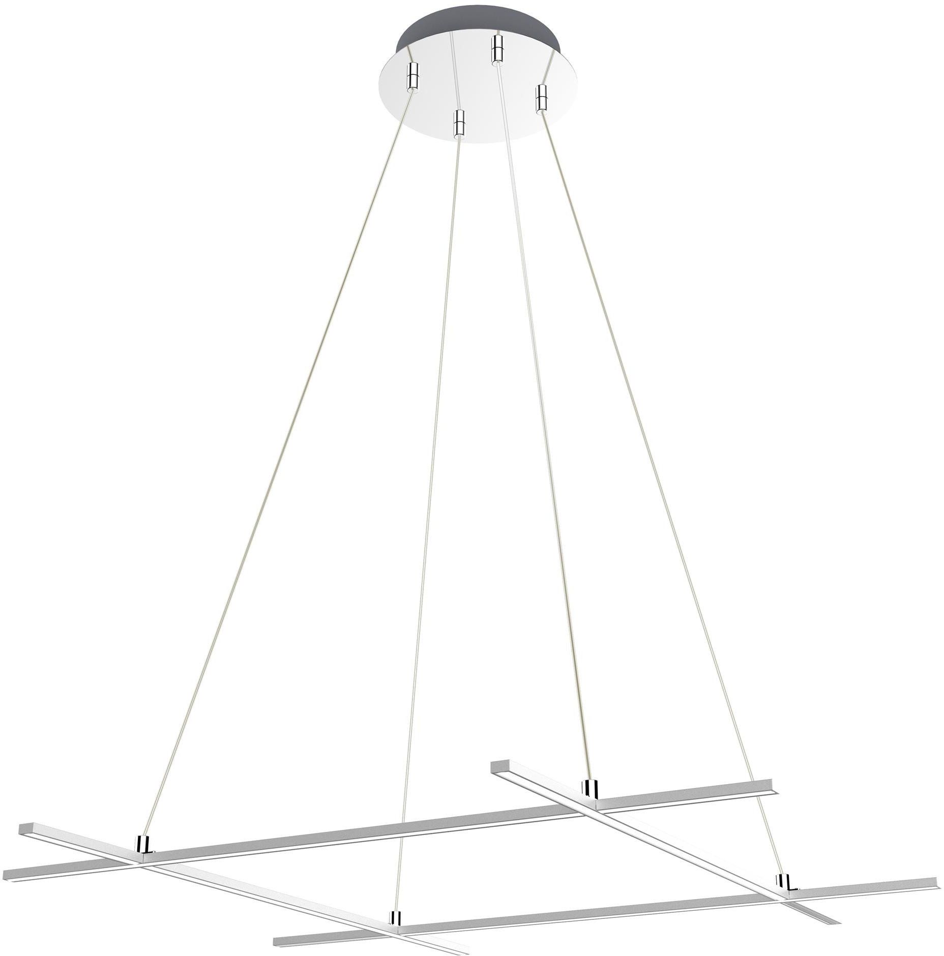 Apeti Andros lampada sospesa 1x30 W argento A0020-330