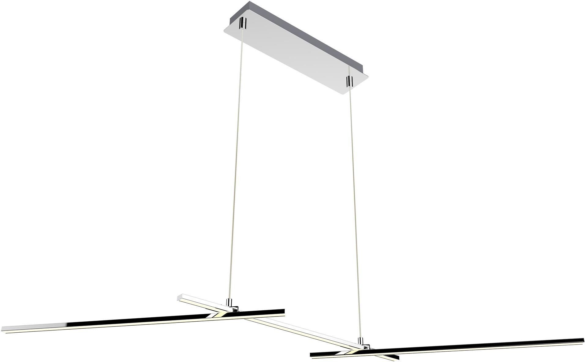 Apeti Thasos lampada sospesa 1x23 W argento A0021-330