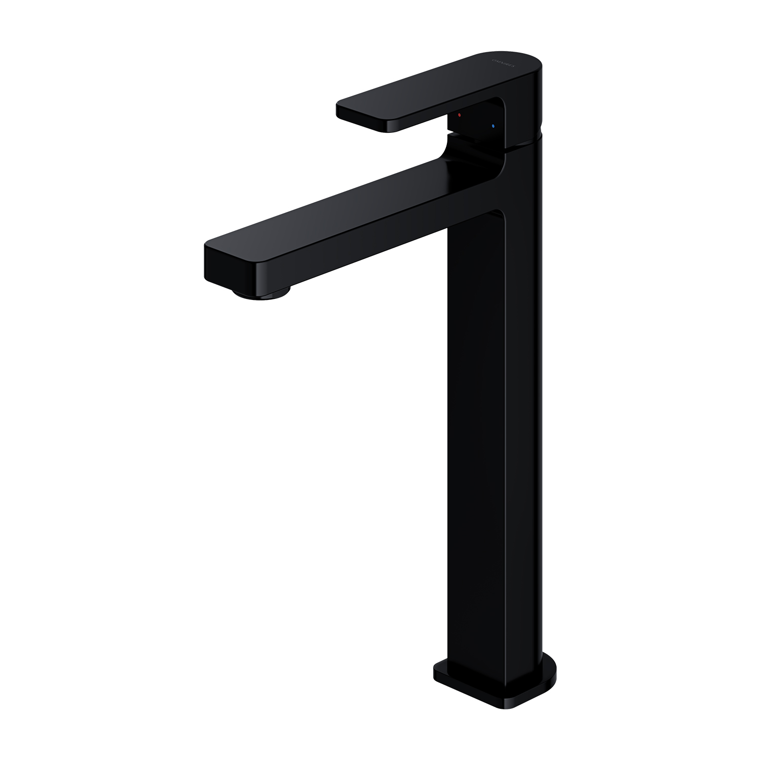 Omnires Baretti rubinetto per lavabo verticale nero BA7812BL