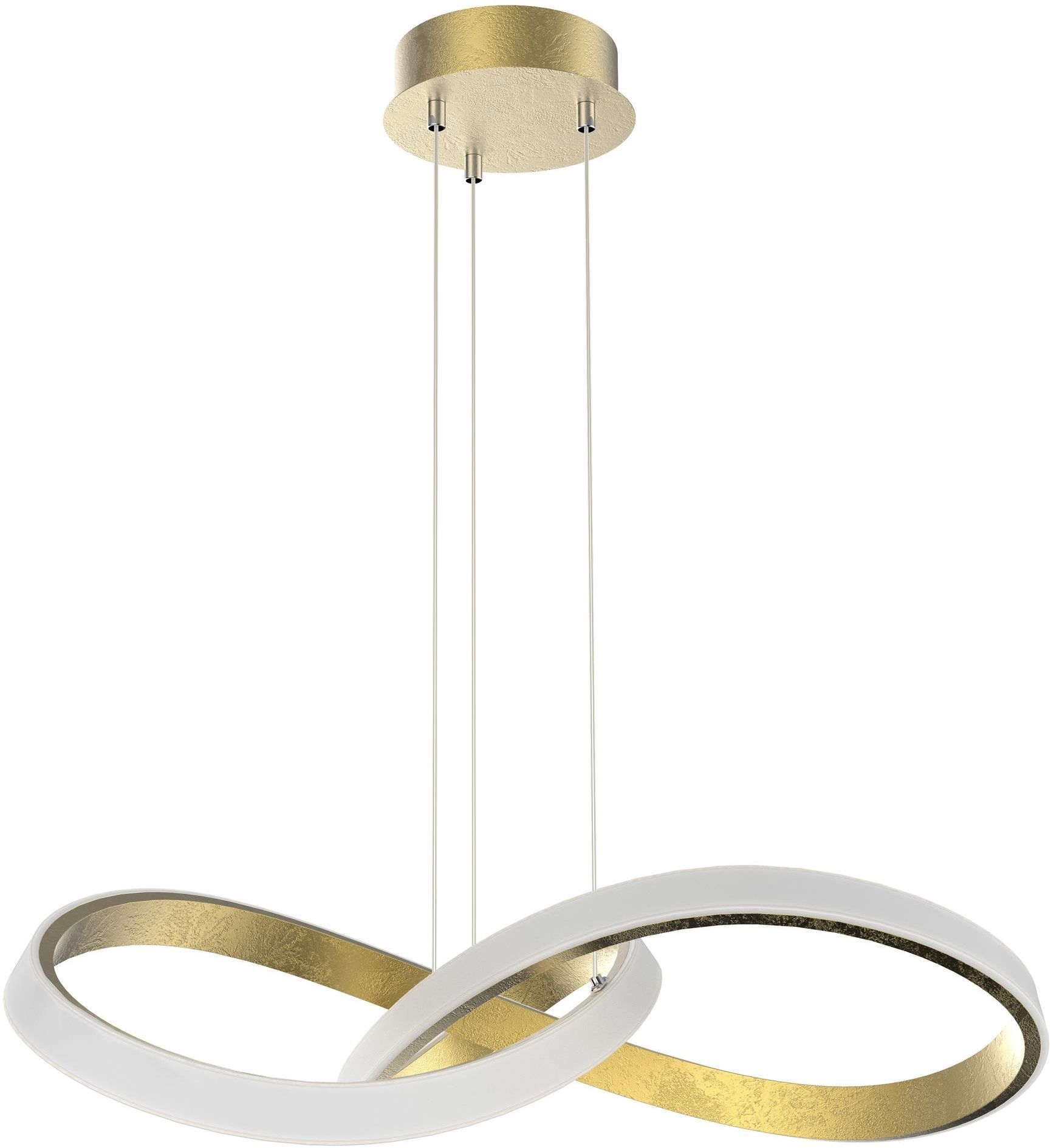 Apeti Paros lampada sospesa 1x34 W bianco-oro A0025-310