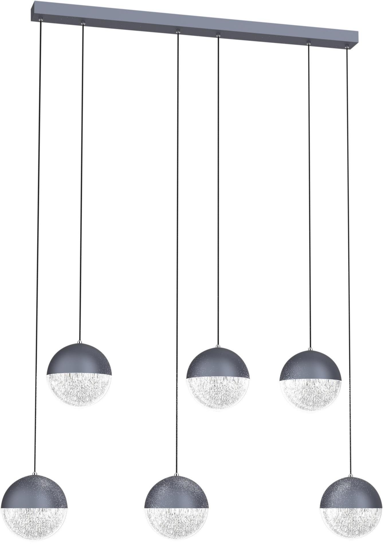 Apeti Furni lampada sospesa 6x5 W grafite A0031-360
