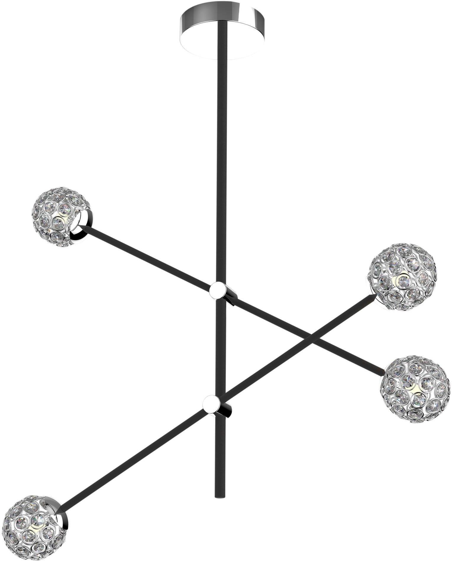 Apeti Paksos lampada sospesa 4x5 W nero A0032-341
