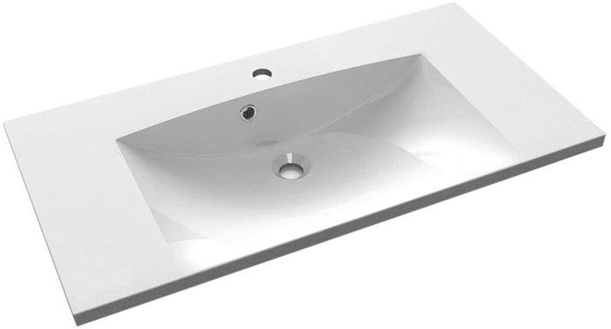 Sapho Maria lavabo 90x46 cm rettangolare da mobile bianco MA090