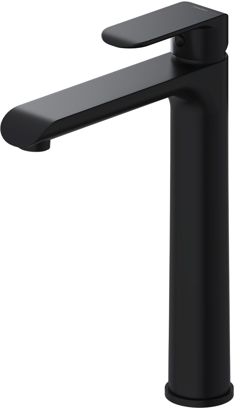 Omnires Sacramento rubinetto per lavabo verticale nero SC2312BL
