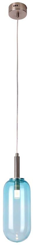 Candellux Fiuggi lampada sospesa 1x6 W blu 50133213